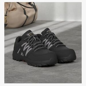 WHITIN Men's sz 10 Work Shoes Safety Steel Toe Slip Resistant Puncture...